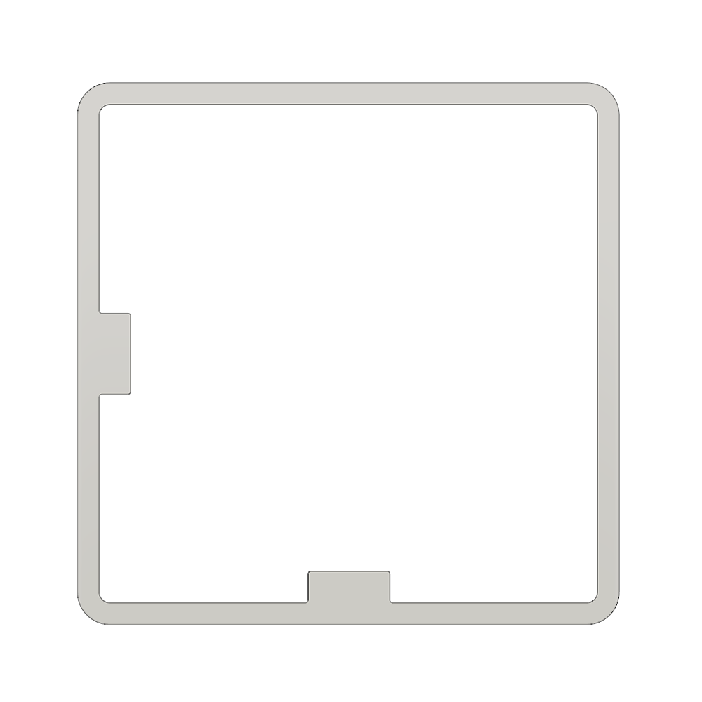 10-5050-0-2000MM MODULAR SOLUTIONS EXTRUDED PROFILE<br>50MM X 50MM PROFILE SLEAVE FOR 45MM X 45MM PROFILE, CUT TO THE LENGTH OF 2000 MM